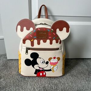 Mickey Mouse Ice Cream Loungefly NWR